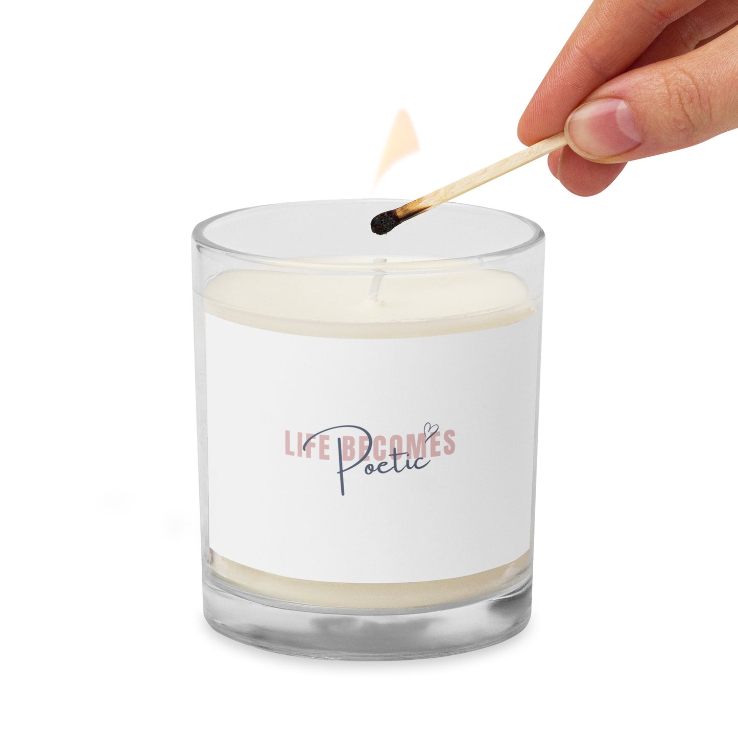 "Life Becomes Poetic" Soy Wax Candle